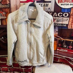 New Orleans Saints WEAR By Erin Andrews Womens Full Zip Jacket Size Large